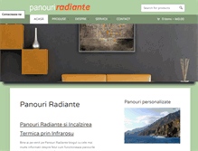 Tablet Screenshot of panouriradiante.ro
